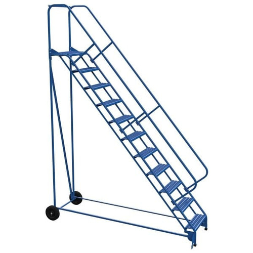 Vestil 50° Grip Strut 11-Step Roll-A-Fold Ladder 102.75 X 34.25"