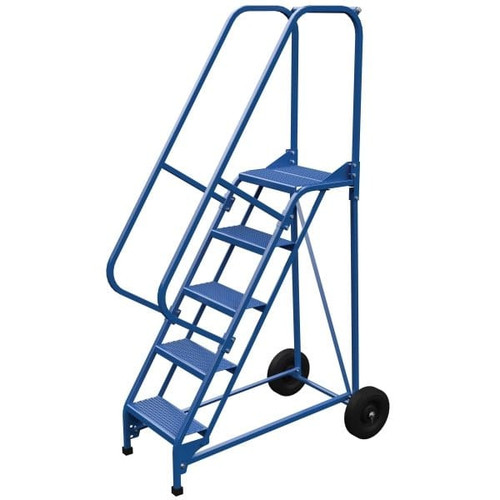 Vestil 58° Perforated 5-Step Roll-A-Fold Ladder 47.63 X 28"