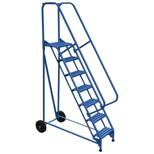Vestil 58° Grip Strut 7-Step Roll-A-Fold Ladder 60.63 X 28"