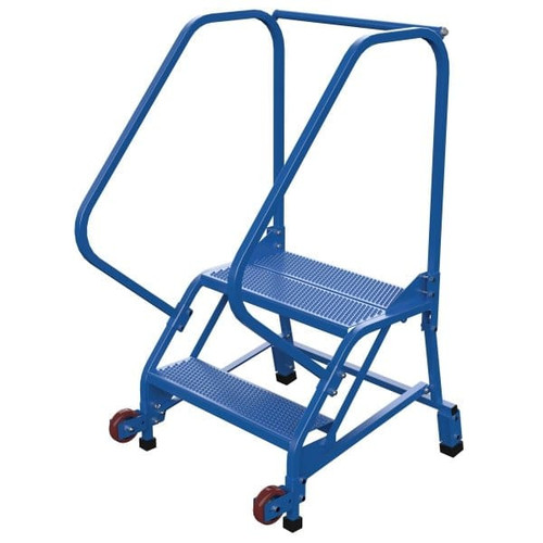 Vestil 50° Perforated 2-Step Tip-N-Roll Ladder 30.94 X 29.5"