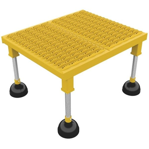 Vestil High Serrated Portable Adjustable Height Worker Stand 24.19 X 21.75"
