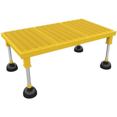 Vestil High Serrated Portable Adjustable Height Worker Stand 35.94 X 21.75"