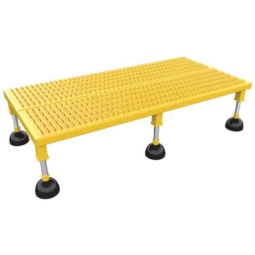 Vestil Low Serrated Portable Adjustable Height Worker Stand 51 X 24.19"