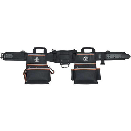 Klein Tools Tradesman Pro Electrician'S Tool Belt Black