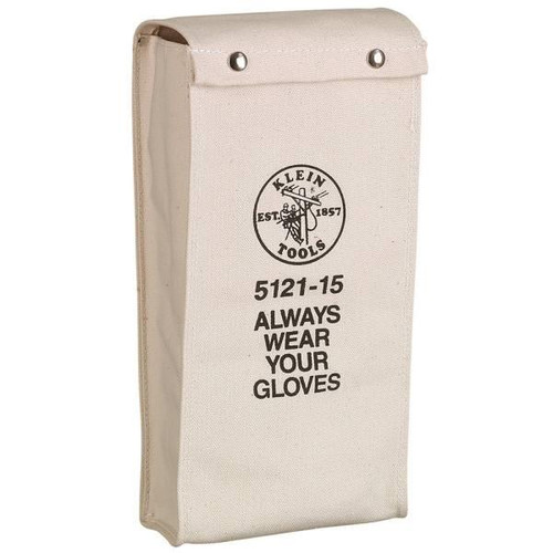 Klein Tools 19 Inch Glove Bag 4-Canvas White