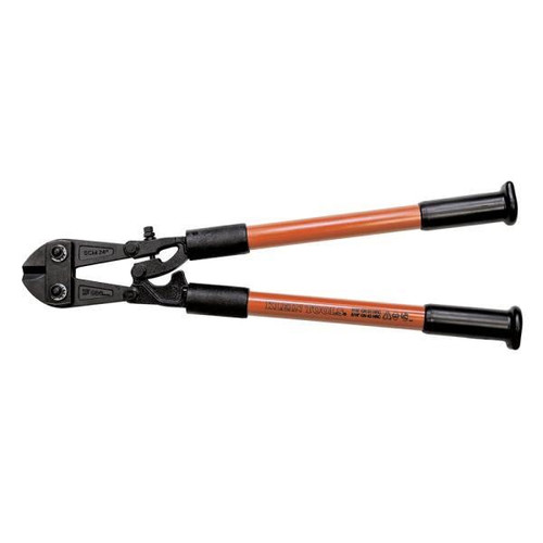 Klein Tools 36-1/2 Inch Fiberglass Handle Bolt Cutter Alloy Tool Steel Orange