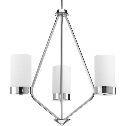 Progress Lighting Elevate 3-Light Indoor Chandelier (Glass) P400021-015