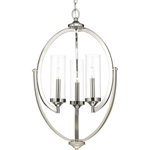 Progress Lighting Evoke 3-Light Indoor Chandelier (Glass) P400024-104