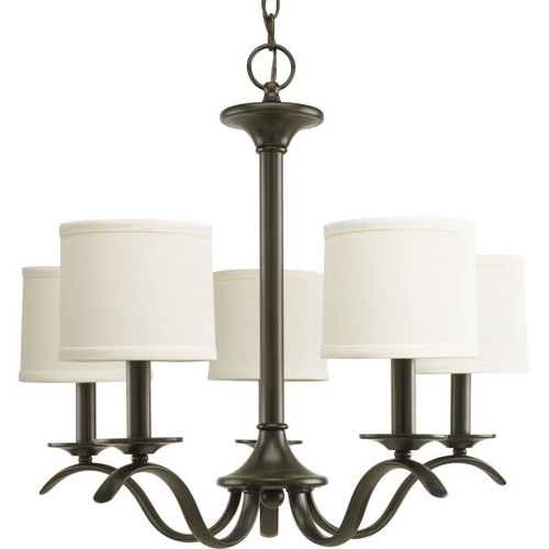 Progress Lighting Inspire 5-Light Ceiling Indoor Chandelier (Linen) P4635-20
