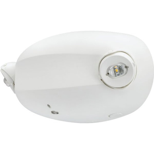 Lithonia Lighting Led Emergency Unit, Dual Round Heads, White