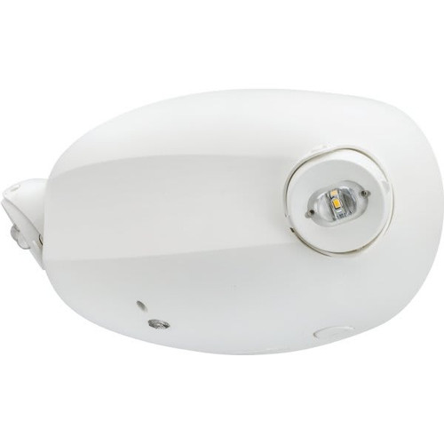 Lithonia Lighting Led Emergency Unit, Dual Round Heads, Self-Diagnostic, Lithium Iron Battery, White