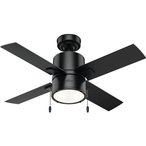 Hunter Beck 42 In. 4-Blade LED Ceiling Fan W/ Light (Matte Black)