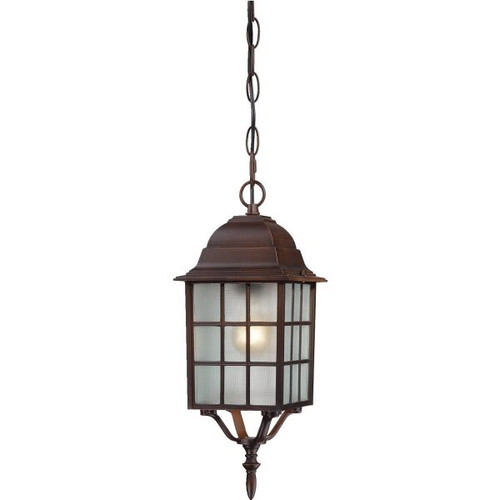 Nuvo Lighting Adams 6 In. 1-Light Outdoor Pendant Fixture (Rustic Bronze)