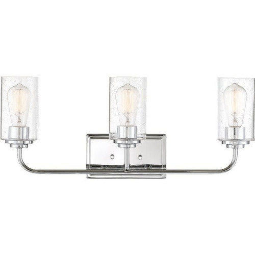 Cordelia Lighting 24.5 In. 3-Light Incandescent Bath Vanity Fixture