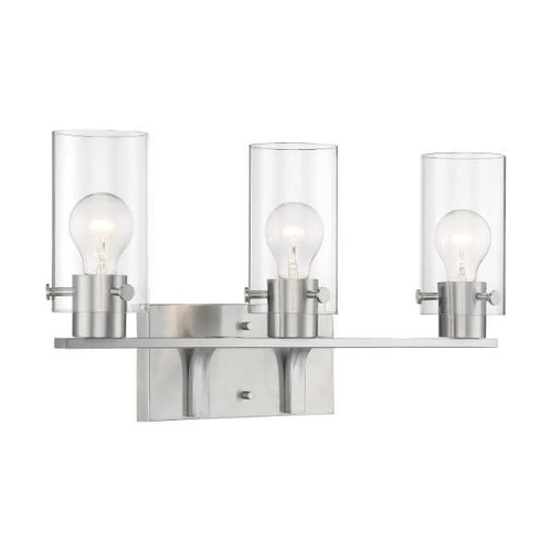 Satco Sommerset 3-Light Bath Vanity Fixture