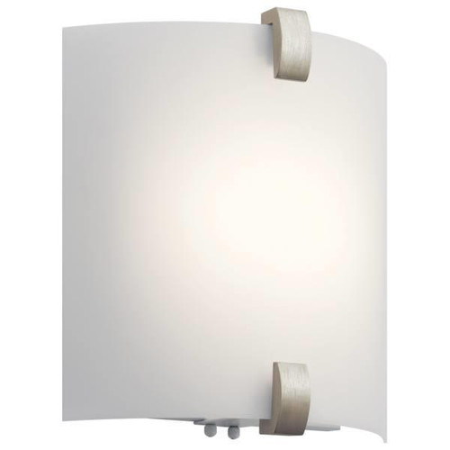 Kichler 11 In. 1-Light Led Wall Sconce (Brushed Nickel)