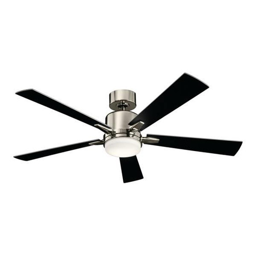 Kichler Lucian 52 In. 5-Blade Led Ceiling Fan W/ Light (Polished Nickel)