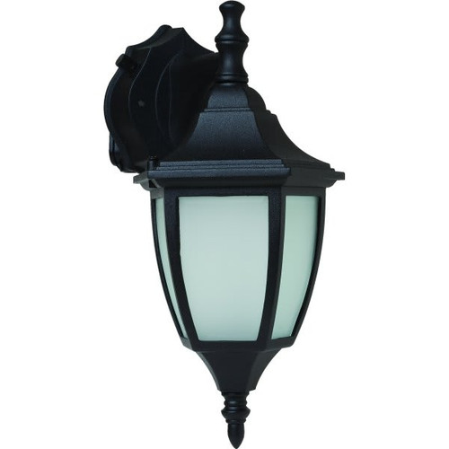 Seasons Porch 6.75 X 14 In. 1-Light Outdoor Lantern (Black)