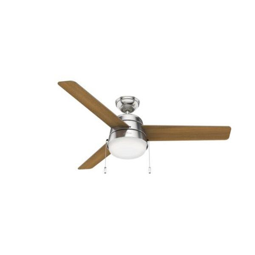 Hunter Aker 52 In. 3-Blade Led Ceiling Fan W/ Light (Brushed Nickel)