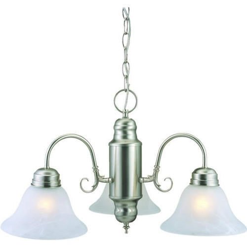 Design House Millbridge 3-Light Indoor Chandelier Satin Nickel