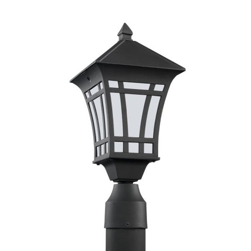 Generation Lighting Herrington 7.25 X 16.5 In. 1-Light Outdoor Lantern (Black)