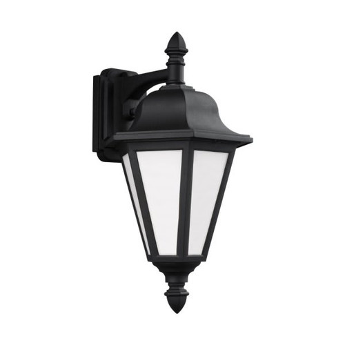 Generation Lighting Brentwood 18 In. 1-Light Uplight Outdoor Lantern (Black)