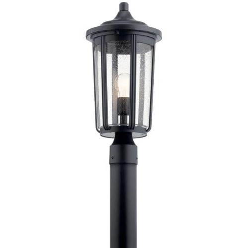 Kichler Fairfield Black 1 Light Post Light