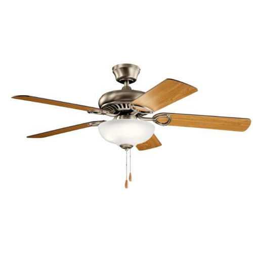Kichler Sutter Place 52 In. Ceiling Fan W/ Light (Silver)