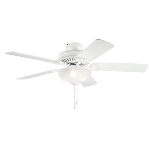 Kichler Sutter Place 52 In. Ceiling Fan W/ Light (White)