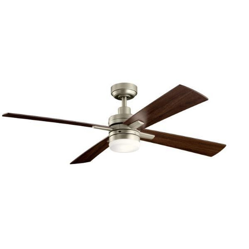 Kichler Lija 52 In. 4-Blade Led Ceiling Fan W/ Light (Silver)