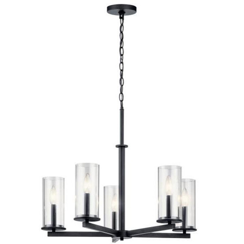 Kichler Crosby 5-Light Indoor Chandelier (Black)