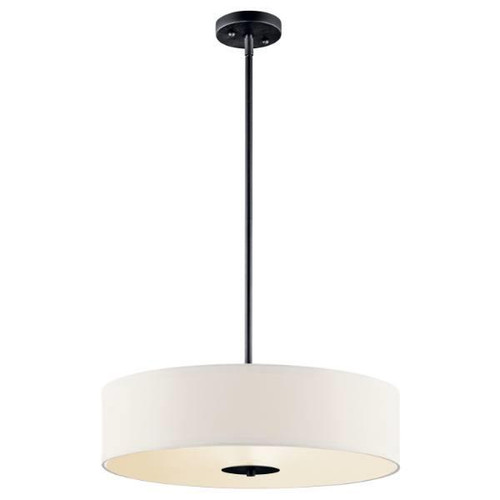 Kichler Independence 20 In. 3-Light Pendant Fixture (Black)