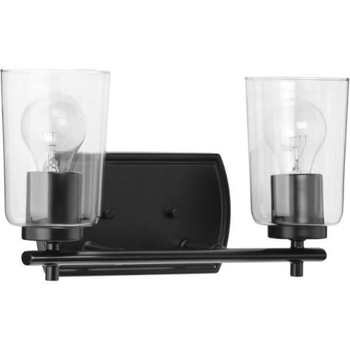 Progress Lighting P300155-031 Adley Bath Vanity Fixture (Black)