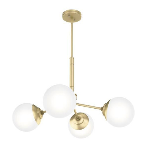 Hunter 19016 Hepburn Indoor Chandelier (Modern Brass)