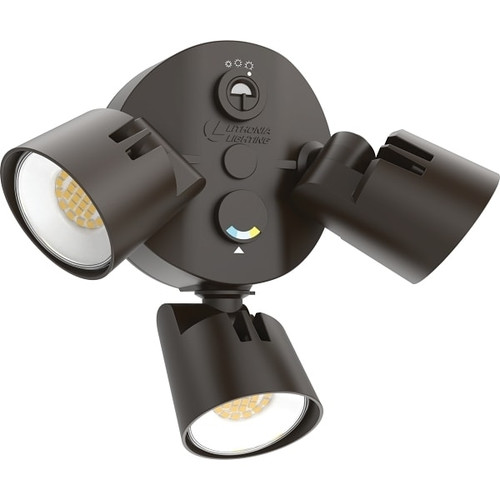 Lithonia Lighting LED Round Residential Floodlights, 30k/40k/50k,120v, Dk Bronze Hgx LED 3rh Alo Sww2 120 Pe Ddb M2