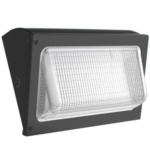 Simply Conserve 10125-Lumen Adjustable Watt/CCT Wall Pack With Photocell, Dlc