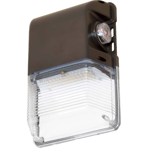 Simply Conserve 3000-Lumen Adj. Watt/Cct/Photocell Mini LED Wall Pack Case Of 5