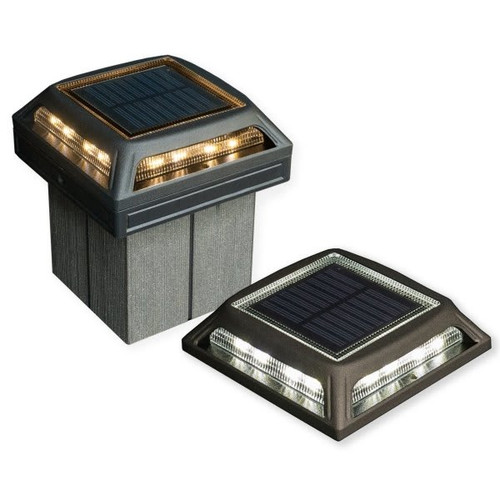 Classy Caps Muskoka Black Aluminum Solar Post/Path/Dock Light