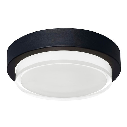 AFX Elm 9 In. LED Outdoor Ceiling Fixture Black, 3000k