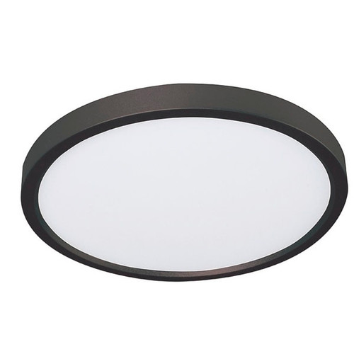 AFX Edge 6 In. LED Flush Mount Black, 30/40/50k