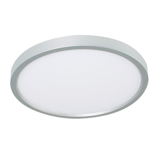 AFX Edge Round 8 In. LED Flush Mount Satin Nickel 120v, 27/30/35/40/50k