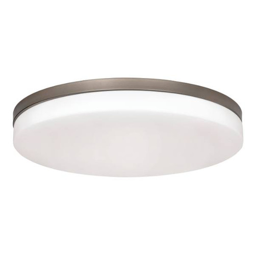 AFX Oscar 19 In. LED Flush Mount Satin Nickel 120v, 27/30/35/40/50k