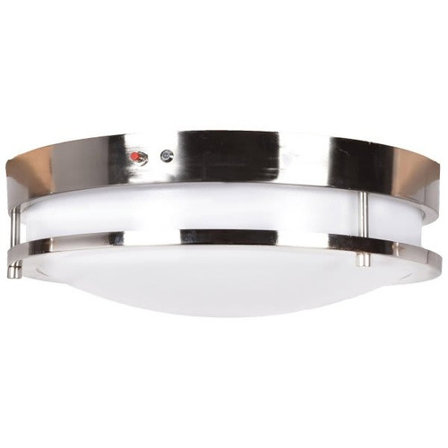 Access Lighting Solero 18 In. Led Flush Mount Light (Brushed Steel)