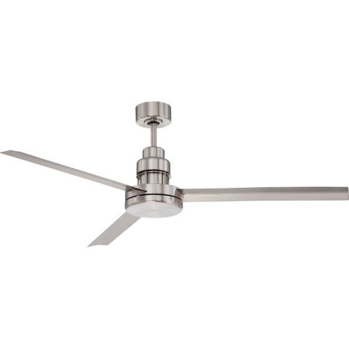 54 In Ceiling Fan W/ Remote Control (Brushed Nickel)