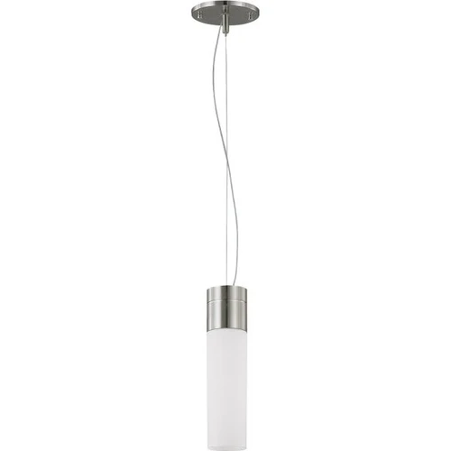 Satco Link 1-Light Incandescent Pendant Fixture (Brushed Nickel)