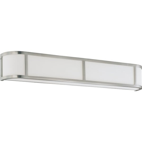 Nuvo Lighting Odeon 32 In. 4-Light Incandescent Wall Sconce (Brushed Nickel)