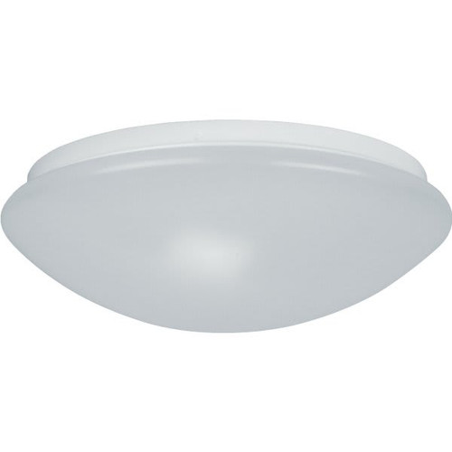 Liteco 14 In. 2-Light Dome Led Flush Mount Light