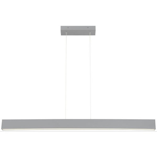 Access Lighting Form Dual Voltage Led Linear Pendant Gray Finish