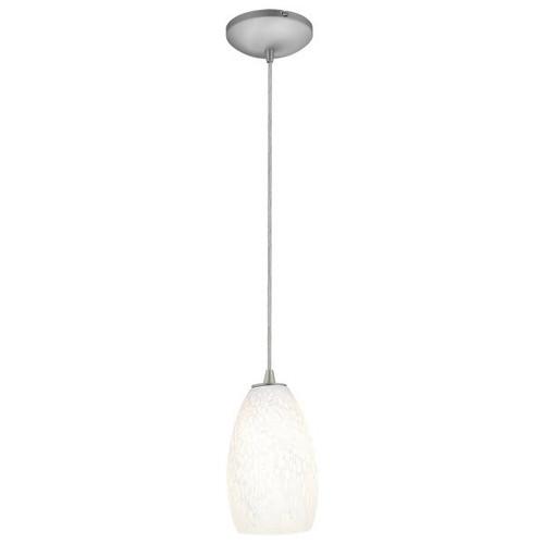 Access Lighting Champagne LED Pendant 28012-3c-Bs/Whst Brushed Steel