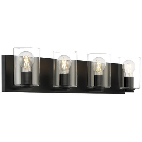 Access Lighting Oslo 4 Light Led Vanity Matte Black Finish
